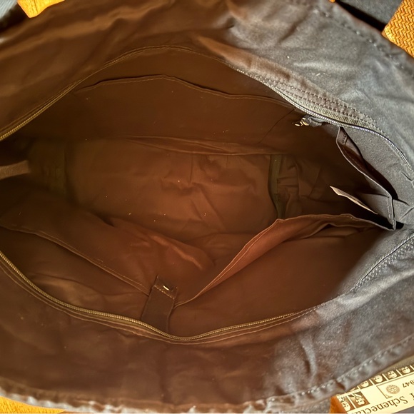 Lands' End Black Quilted Tote Bag - Picture 2 of 2